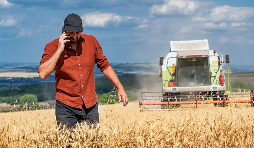 Eine schnelle Pannenhilfe bei der Ernte kann den Unterschied ausmachen