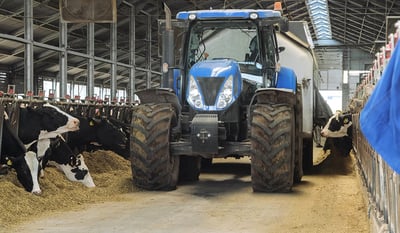 Extra Load-Reifen in einer Stallung