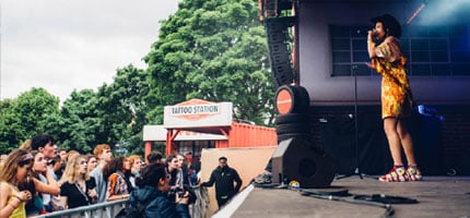 Schirmherrschaft über Musikevents und -festivals